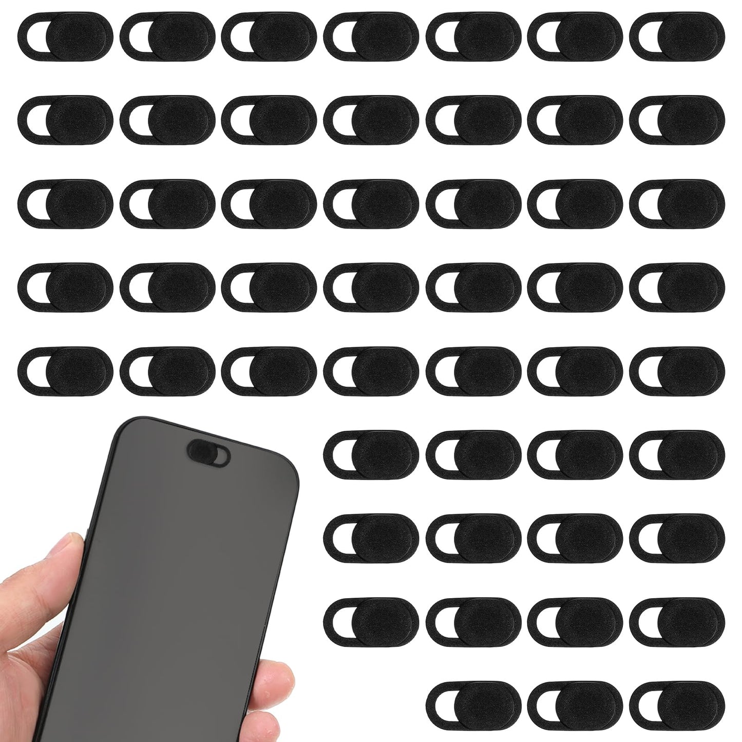 50 Pack Ultra-Thin Camera Privacy Covers for Laptop and Devices