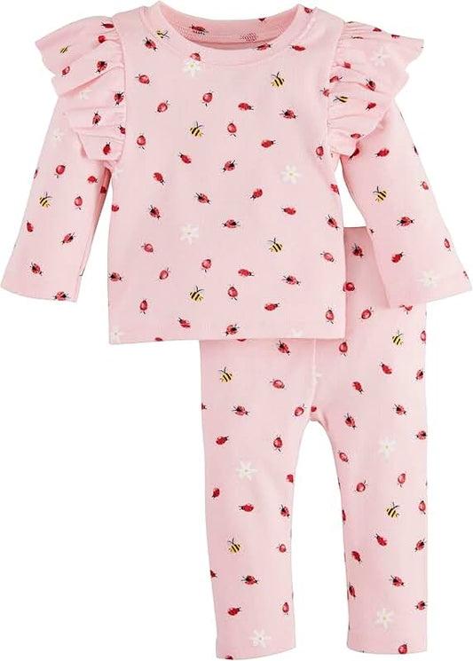 Kids' Ladybug Pants Set for 9-12 Months