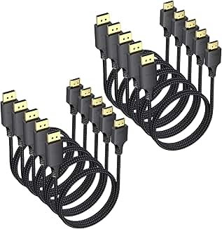 3ft DisplayPort to HDMI Cable 10 Pack