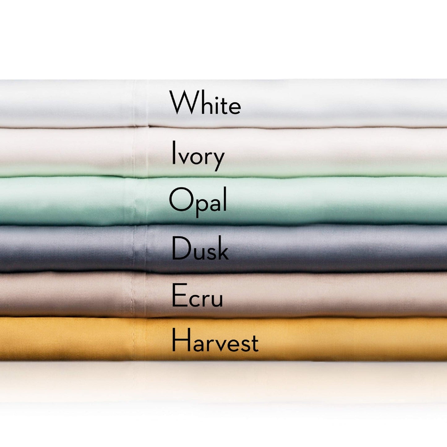 Soft and Eco Friendly Tencel Pillowcase-and-Sheet-Sets, Split Cal King, Dusk