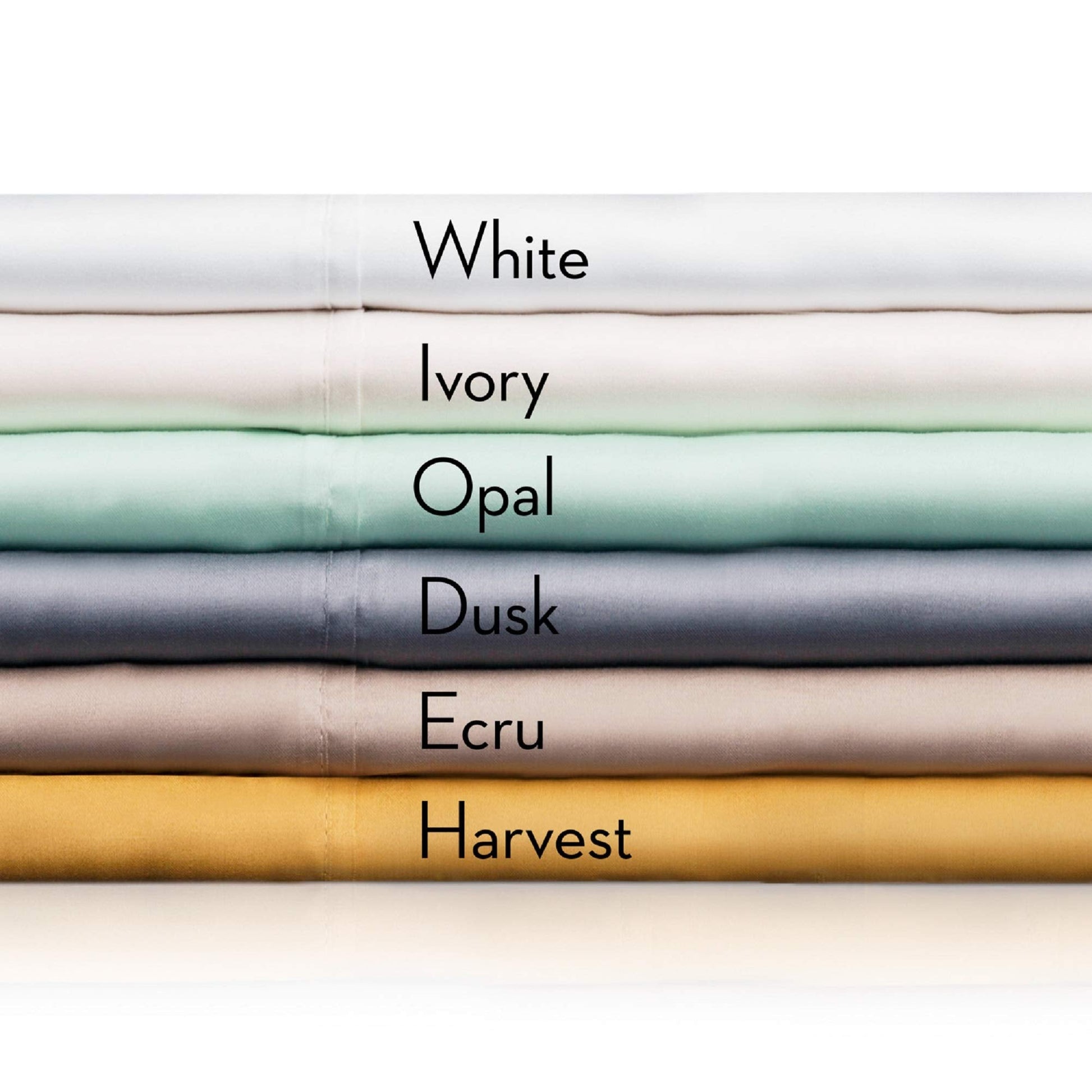 Soft and Eco Friendly Tencel Pillowcase-and-Sheet-Sets, Split Cal King, Dusk