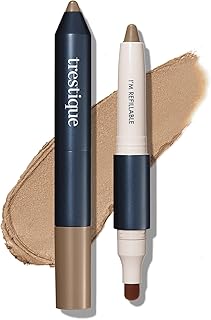 Refillable Eyeshadow Crayon with Built-In Brush
