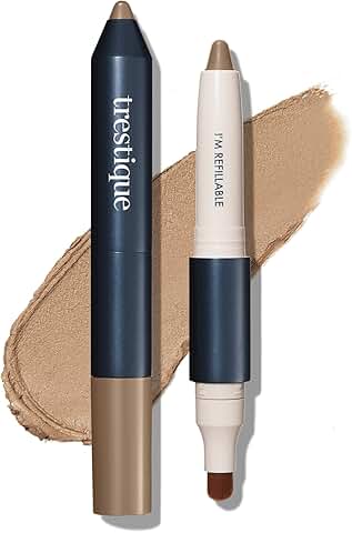 Refillable Eyeshadow Crayon with Built-In Brush
