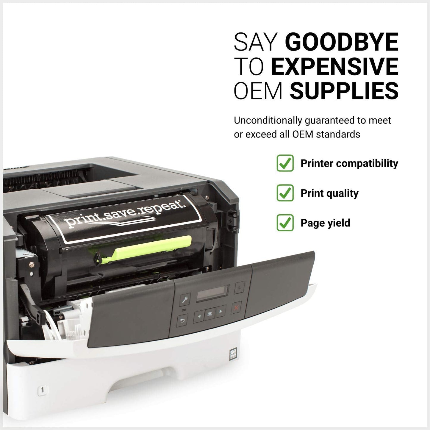 Lexmark 58D1H00 High Yield Remanufactured Toner Cartridge for MS725, MS821, MS822, MS823, MS824, MS825, MS826, MX721, MX722, MX725, MX822, MX824, MX826 Laser Printer [15,000 Pages]