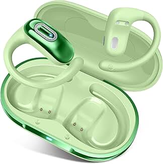 Open Ear Bluetooth Earbuds with 50H Battery and Waterproof Design