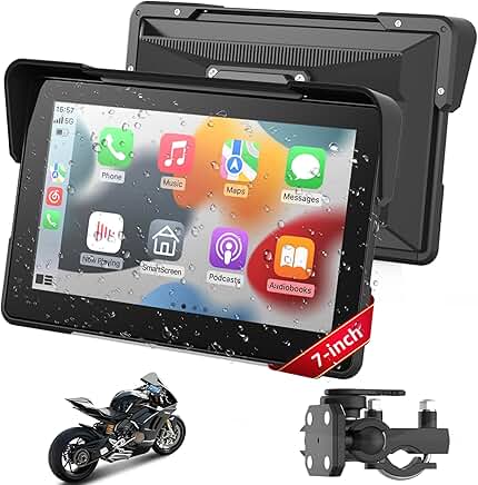 7-Inch Waterproof Wireless GPS Navigation System with Voice Control