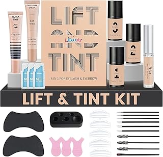Lash Lift and Color Kit with Tools for Home and Salon
