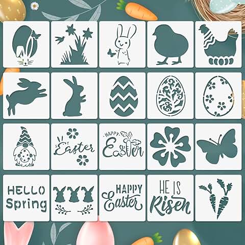 20 Reusable Easter Stencils for Wood Painting