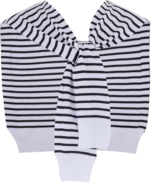Striped Knitted Pashmina Shawl for Women