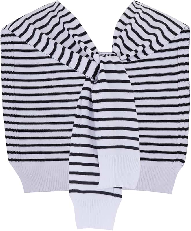Striped Knitted Pashmina Shawl for Women