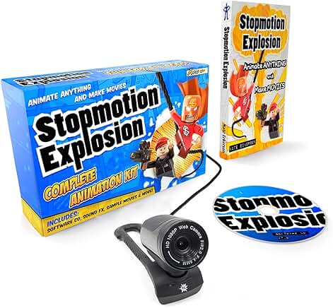 Full HD Stop Motion Animation Kit with Camera and Software