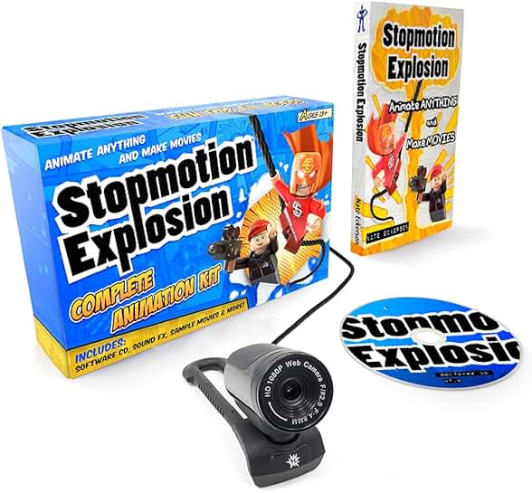 Full HD Stop Motion Animation Kit with Camera and Software