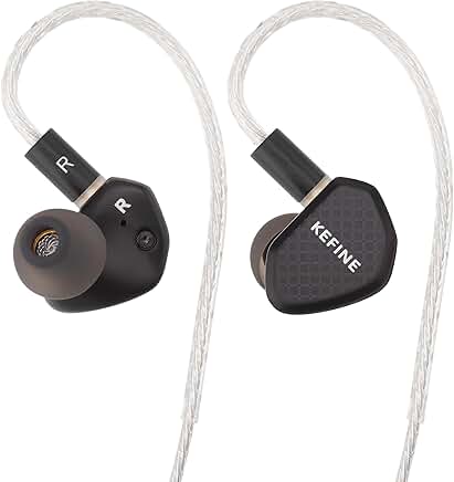 Kefine Klean IEM Earphones with 10mm Driver and Replaceable Nozzles