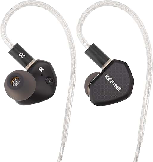Kefine Klean IEM Earphones with 10mm Driver and Replaceable Nozzles