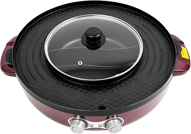 Electric Hot Pot and Grill for 2-5 People