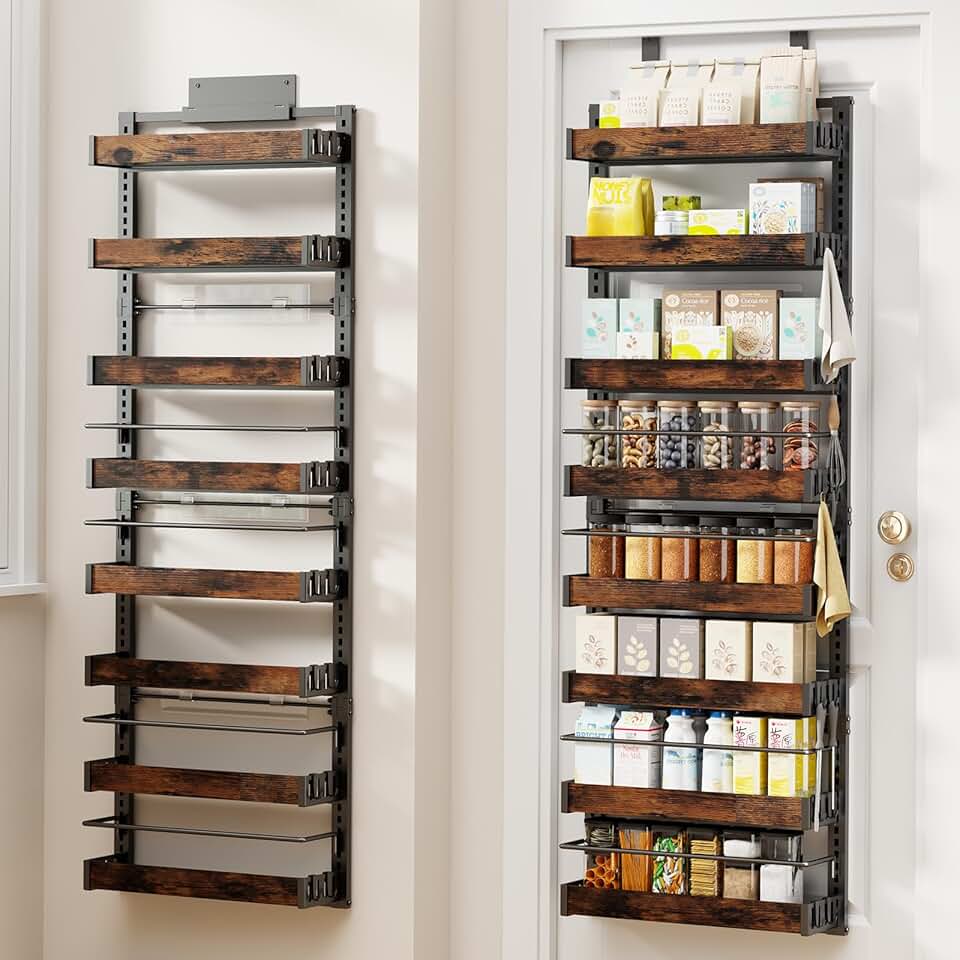 8-Tier Over-the-Door Pantry and Spice Rack