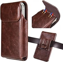 Leather Belt Phone Holster for iPhone and Galaxy Models