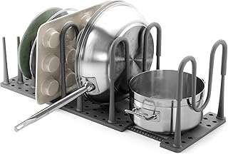 Adjustable Grey Kitchen Drawer Organizer Tray