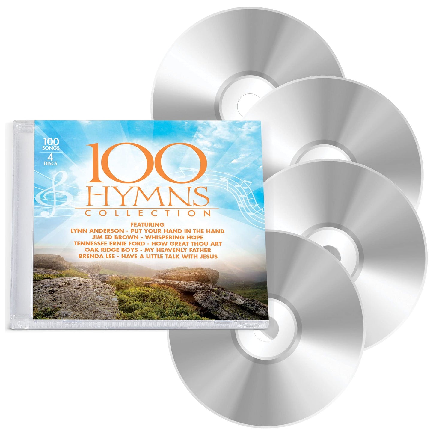 100 Most Popular Hymns Collection 4-CD Set
