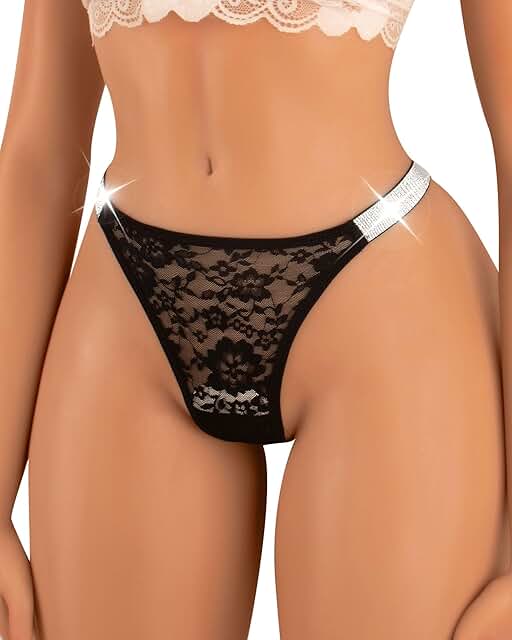 Women’s Sexy Comfortable Shine Strap Thongs