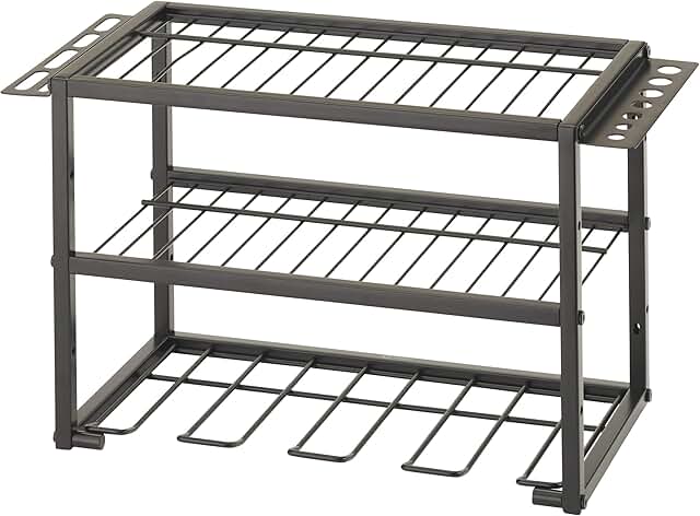 4-Bay Power Tool Organizer with Shelves