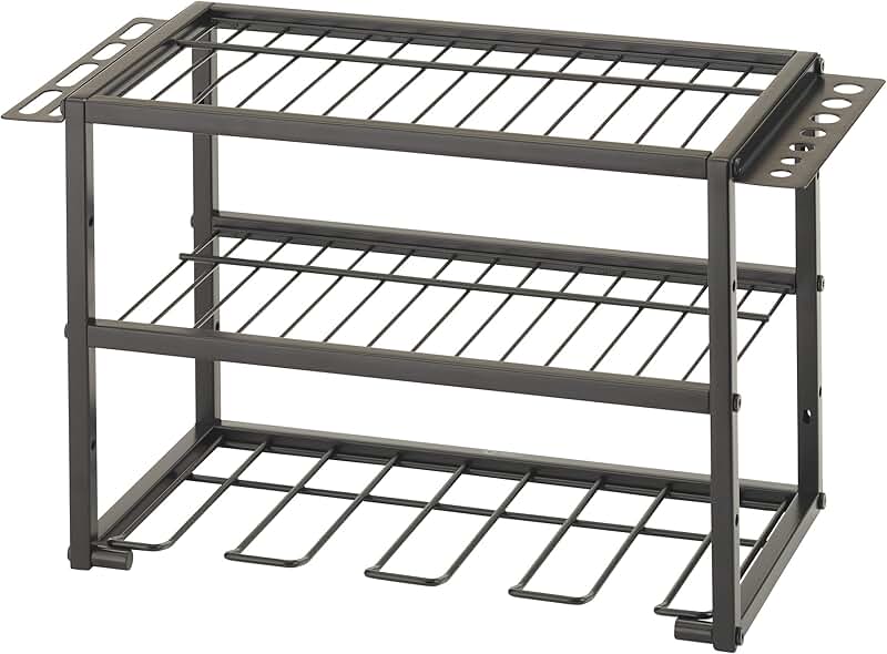 4-Bay Power Tool Organizer with Shelves