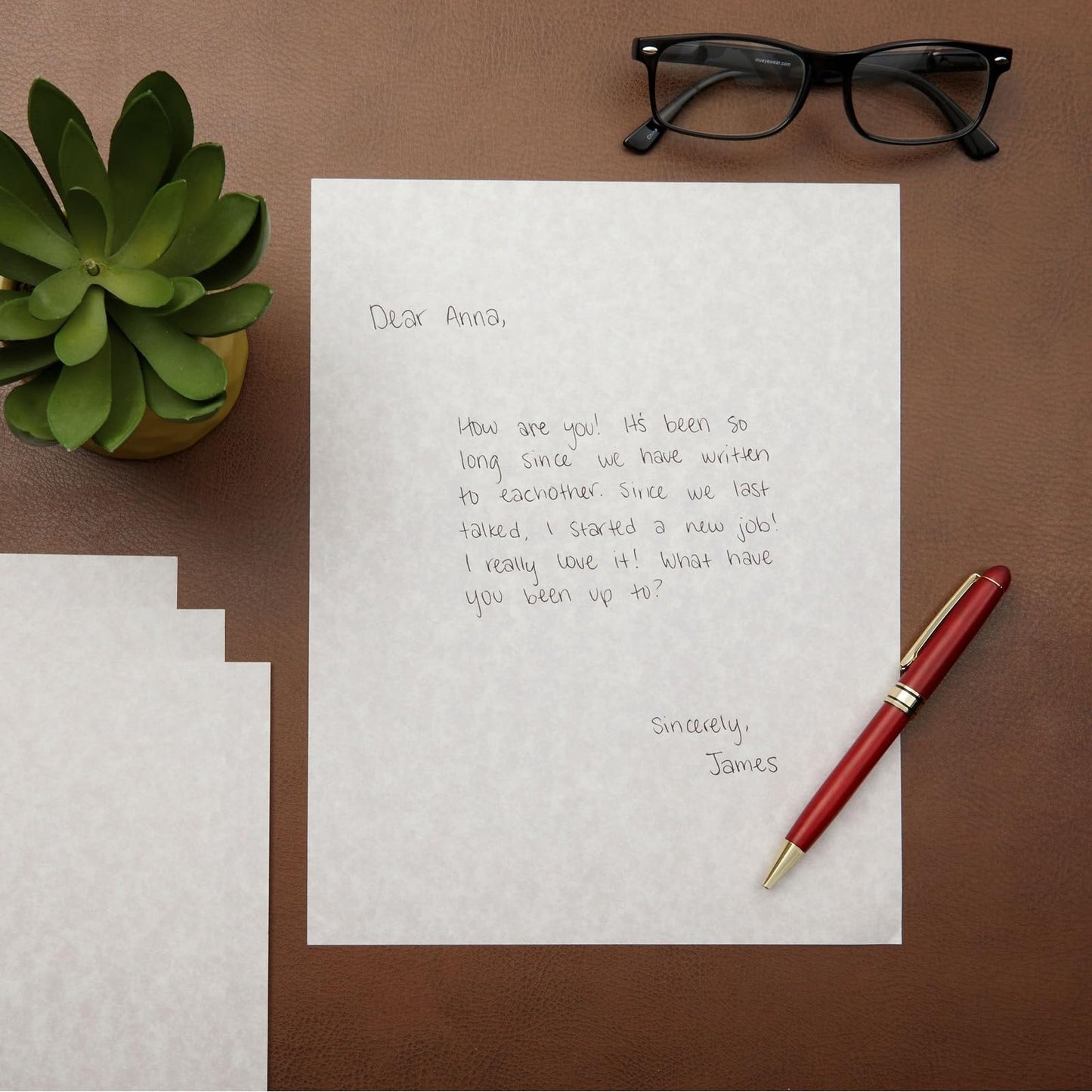 Light Gray Textured Certificate Paper, 8.5 x 11, 96 Sheets