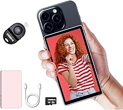 5-inch Touch Screen Rear Camera Monitor with Pink Case