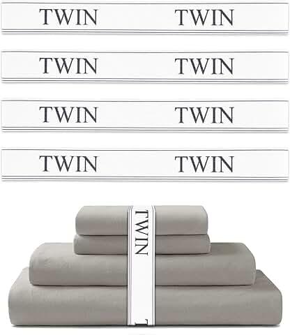 Twin Bed Sheet Organizer Bands, 4 Pack