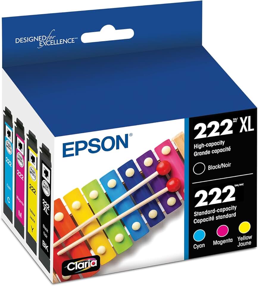 High Capacity Black and Color Ink Cartridge Pack