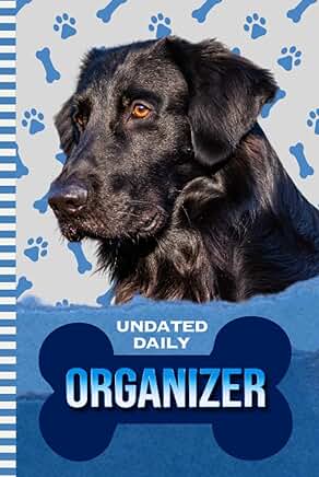 Daily Organizer with Paw Print Cover