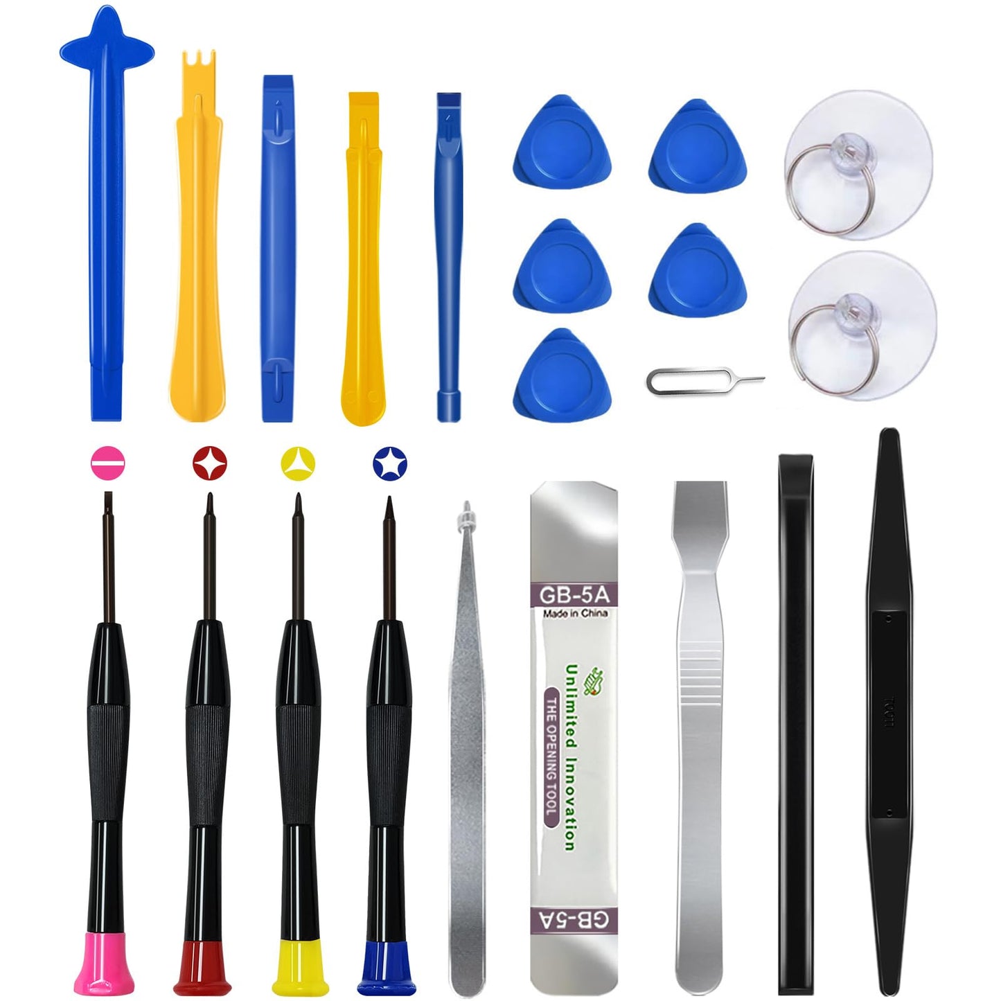 22-Piece Electronics Pry Screwdriver Set for Repair Tasks