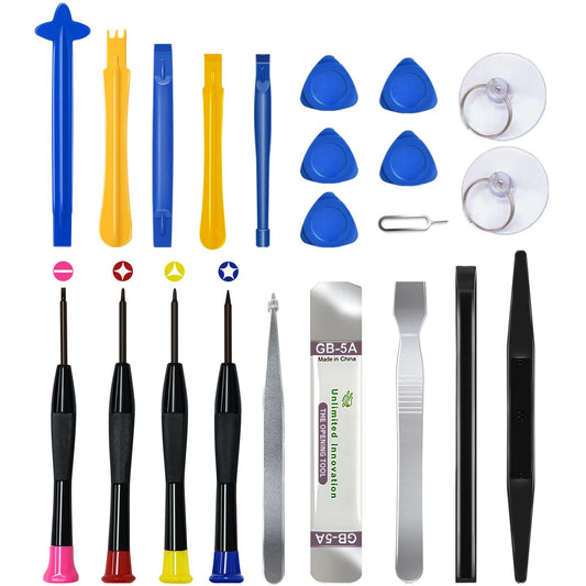 22-Piece Electronics Pry Screwdriver Set for Repair Tasks