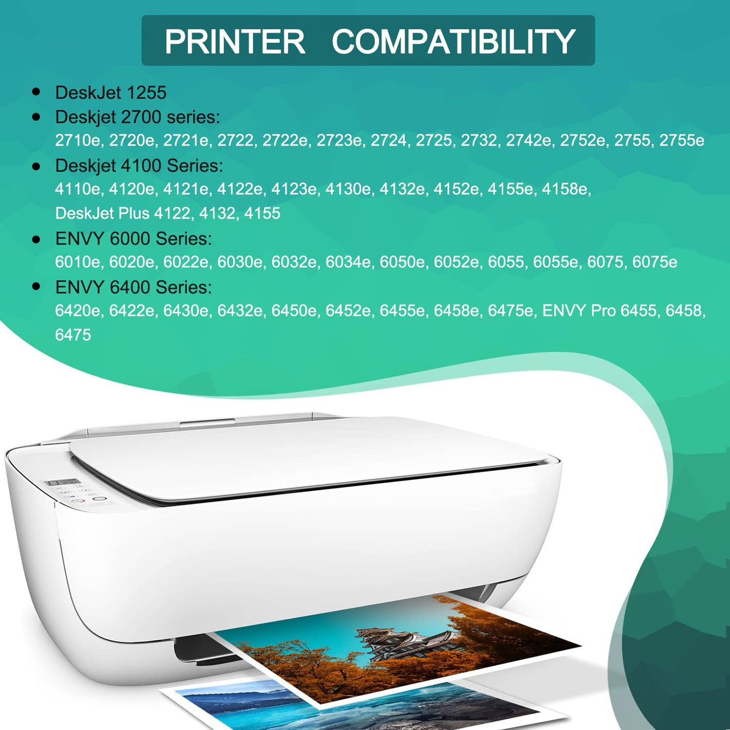 Remanufactured Ink Cartridge Replacement for HP 67 67XL for DeskJet 2732 2755 Envy 6052 6058 6075 DeskJet Plus 4152 4155 4158 Printer (2 Black)