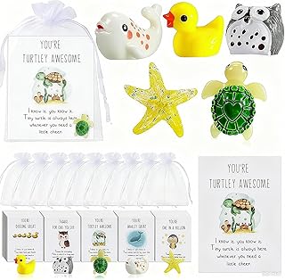 Animal-themed thank you note card set with 100 cards