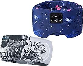 Wireless Sleep Mask with Headphones and Adjustable Band