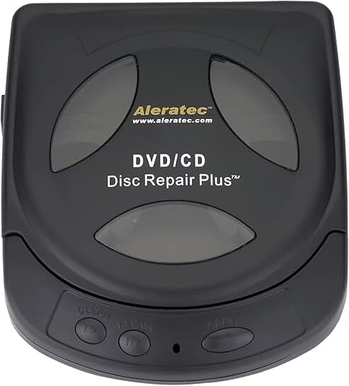 Motorized Disc Cleaner for CDs and DVDs