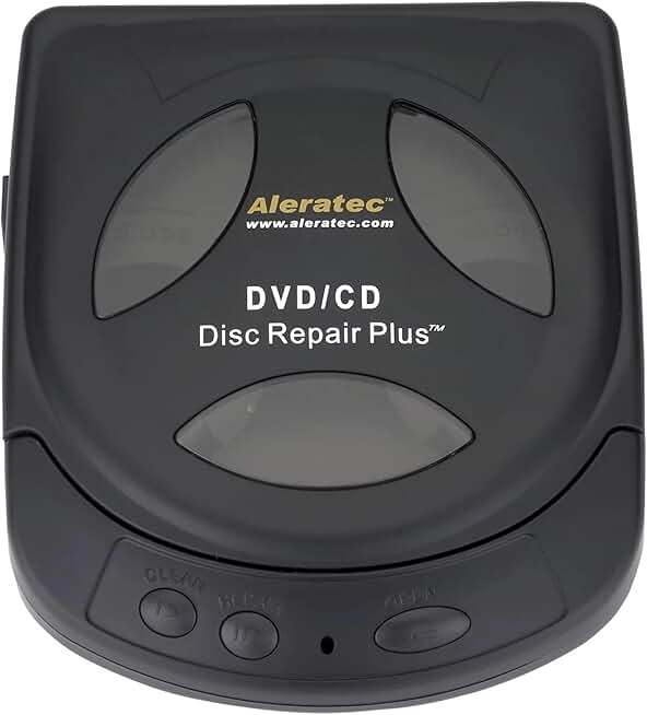 Motorized Disc Cleaner for CDs and DVDs