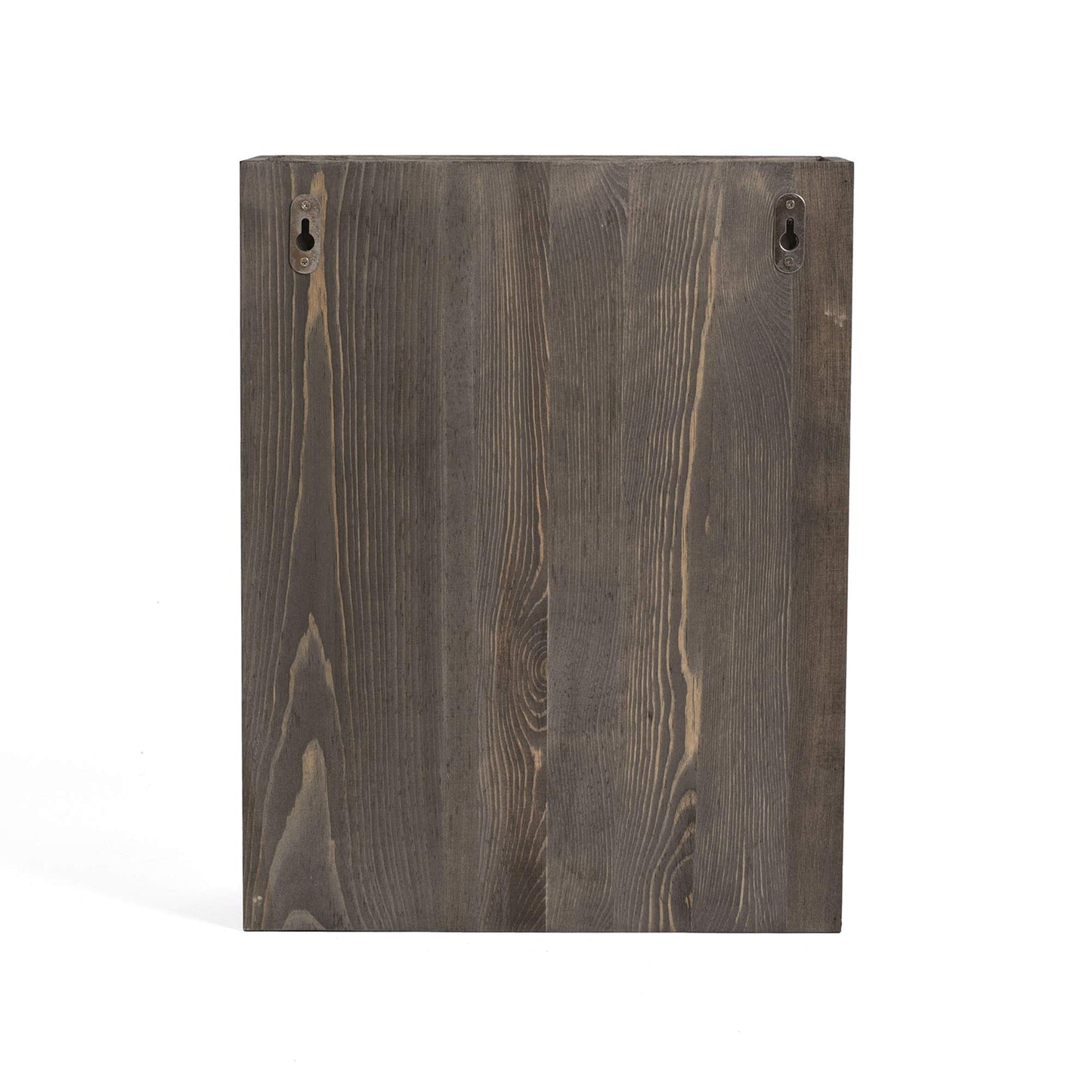 Rustic Wooden 5-Slot Desk and Wall Organizer