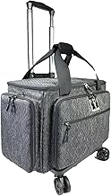 Teacher rolling bag with 5 rotating wheels for 15.6" laptop