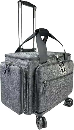 Teacher rolling bag with 5 rotating wheels for 15.6" laptop