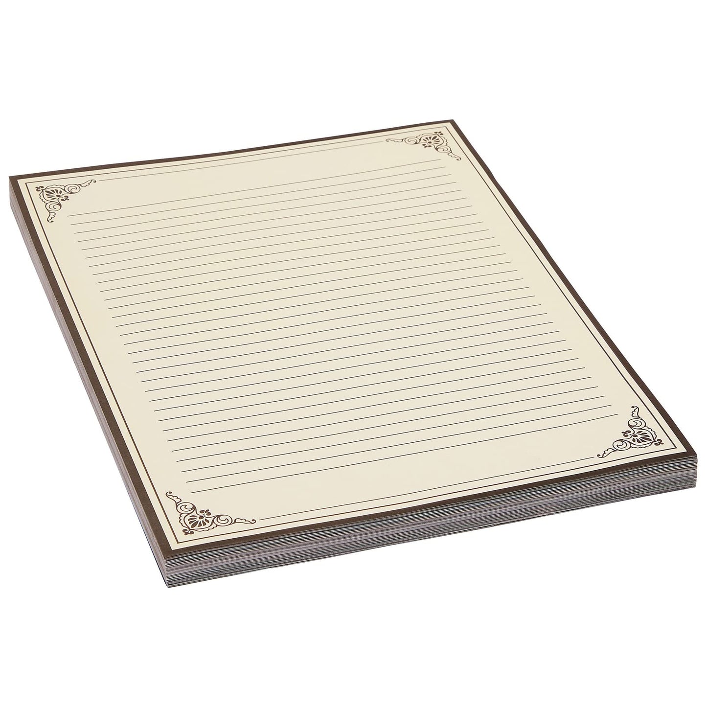 Vintage lined letter paper, 96 sheets, cream, 8.5 x 11