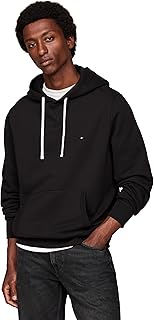 Men's Medium Weight Solid Fleece Hoodie Sweatshirt