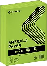 Bright Emerald Green Paper, 8.5" x 11", 24 lb, 500 sheets