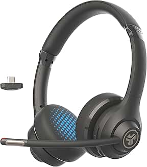 Wireless PC Headset with Microphone and 55+ Hours Playtime