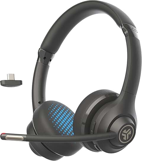 Wireless PC Headset with Microphone and 55+ Hours Playtime