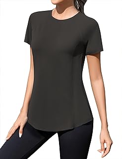Summer women's short sleeve workout and outdoor tops