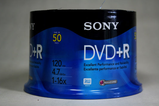 SON50DPR47RS - DVDR Discs