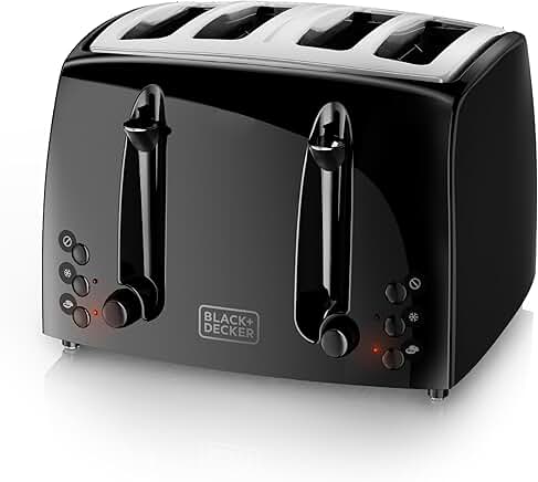 4-Slice Toaster with Wide Slots and Shade Settings