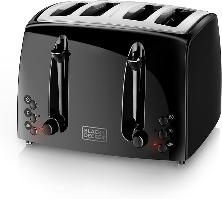 4-Slice Toaster with Wide Slots and Shade Settings